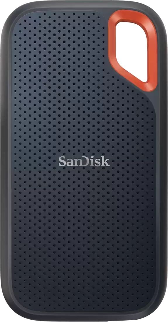Dysk zewnętrzny SSD SanDisk Extreme Portable V2 8TB Czarno-pomarańczowy (SDSSDE61-8T00-G25)