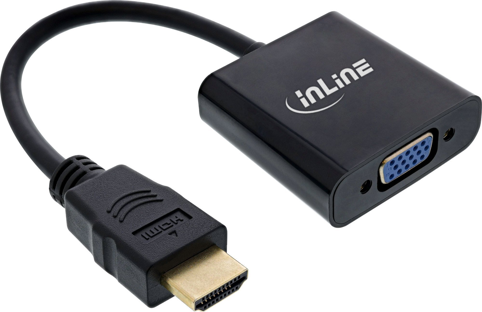 Adapter AV InLine InLine® Converter Cable HDMI to VGA, with Audio