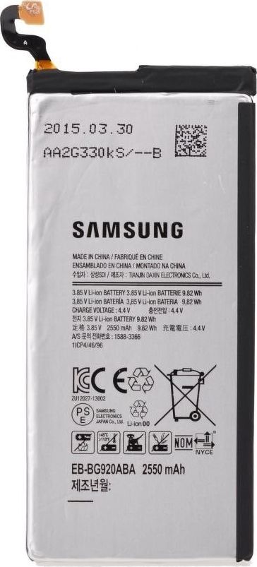 Bateria Partner Tele.com Oryginalna Bateria Samsung EB-BG920ABEG 2550mAh (Galaxy S6) bulk