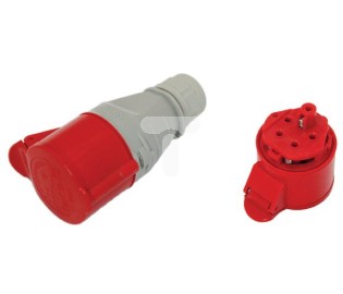 Tarel Gniazdo izolacyjne przenośne 32A 400V 5P IP44 /zaciski gwintowe/ 137 - 137