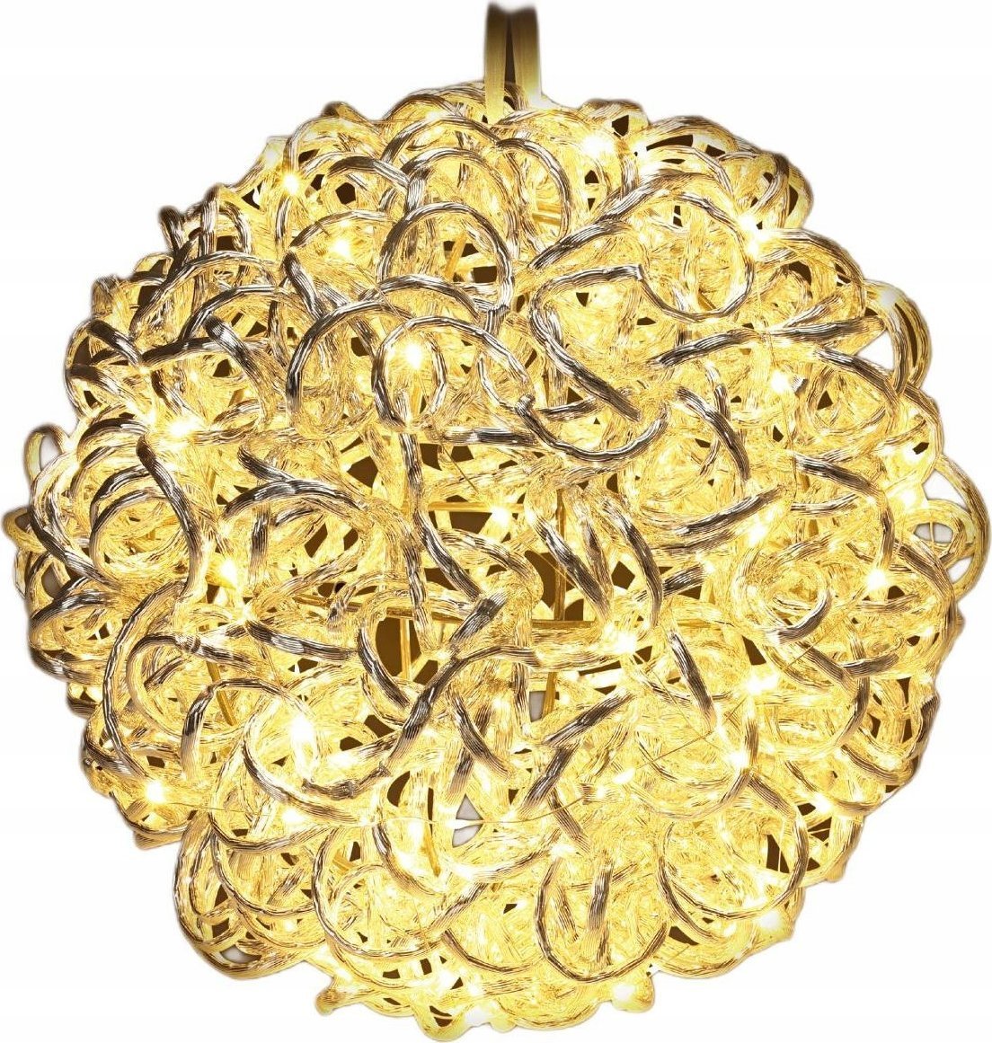 Dekoracja świąteczna KKS KULA DEKORACYJNA WISZĄCA 30CM SILVER