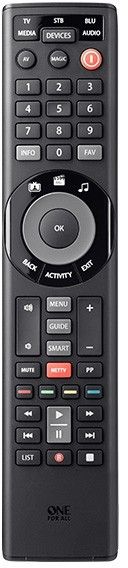 Pilot RTV One For All Universalny. do 5 urządzzeń (URC7955)