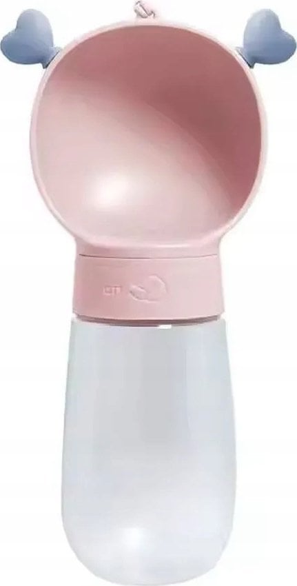 Kubek do picia dla psa różowy