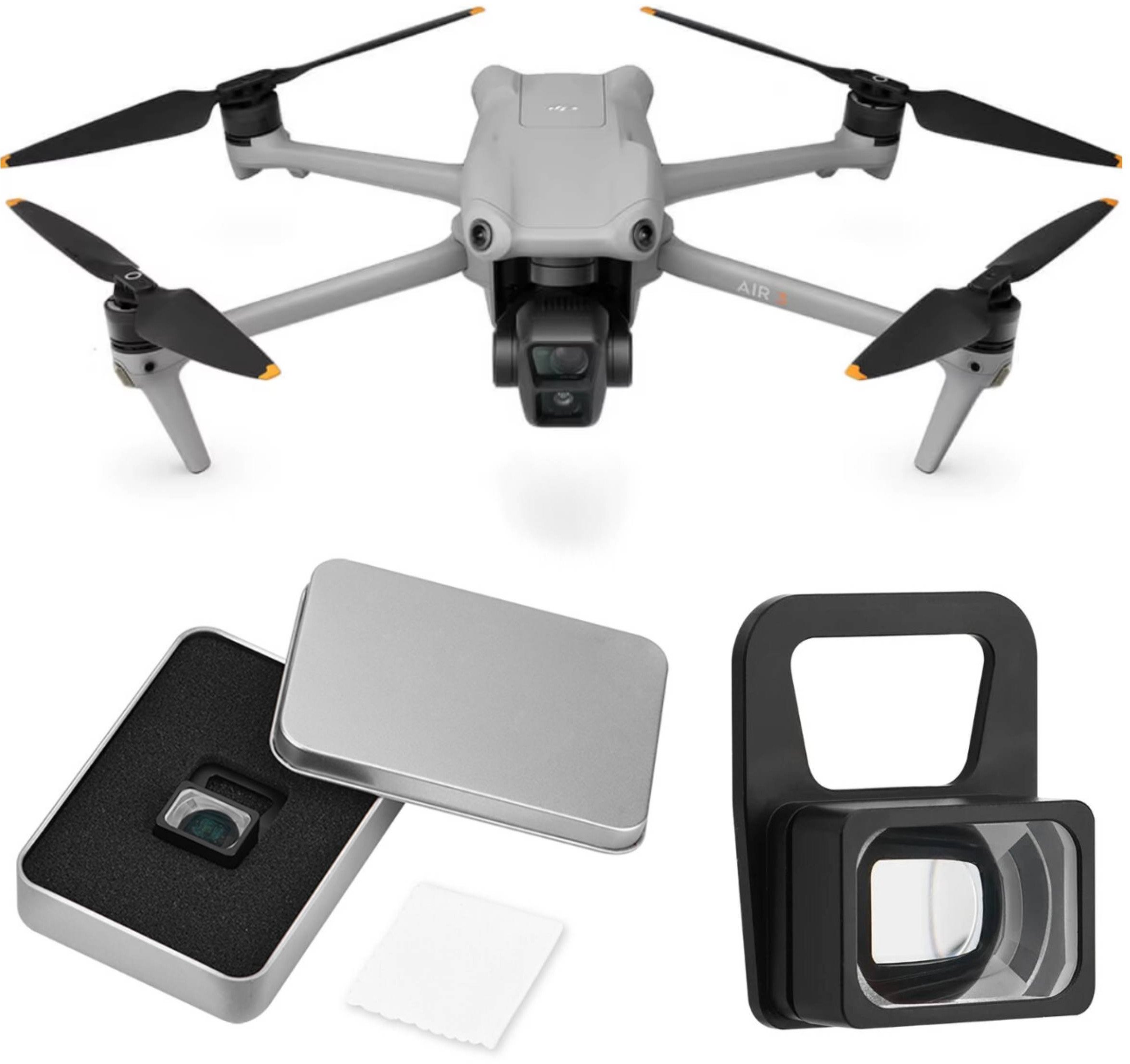 SZEROKOKĄTNY FILTR OCHRONNY OBIEKTYWU 110 FILTR KĄTOWY WIDZENIA DO DJI AIR 3