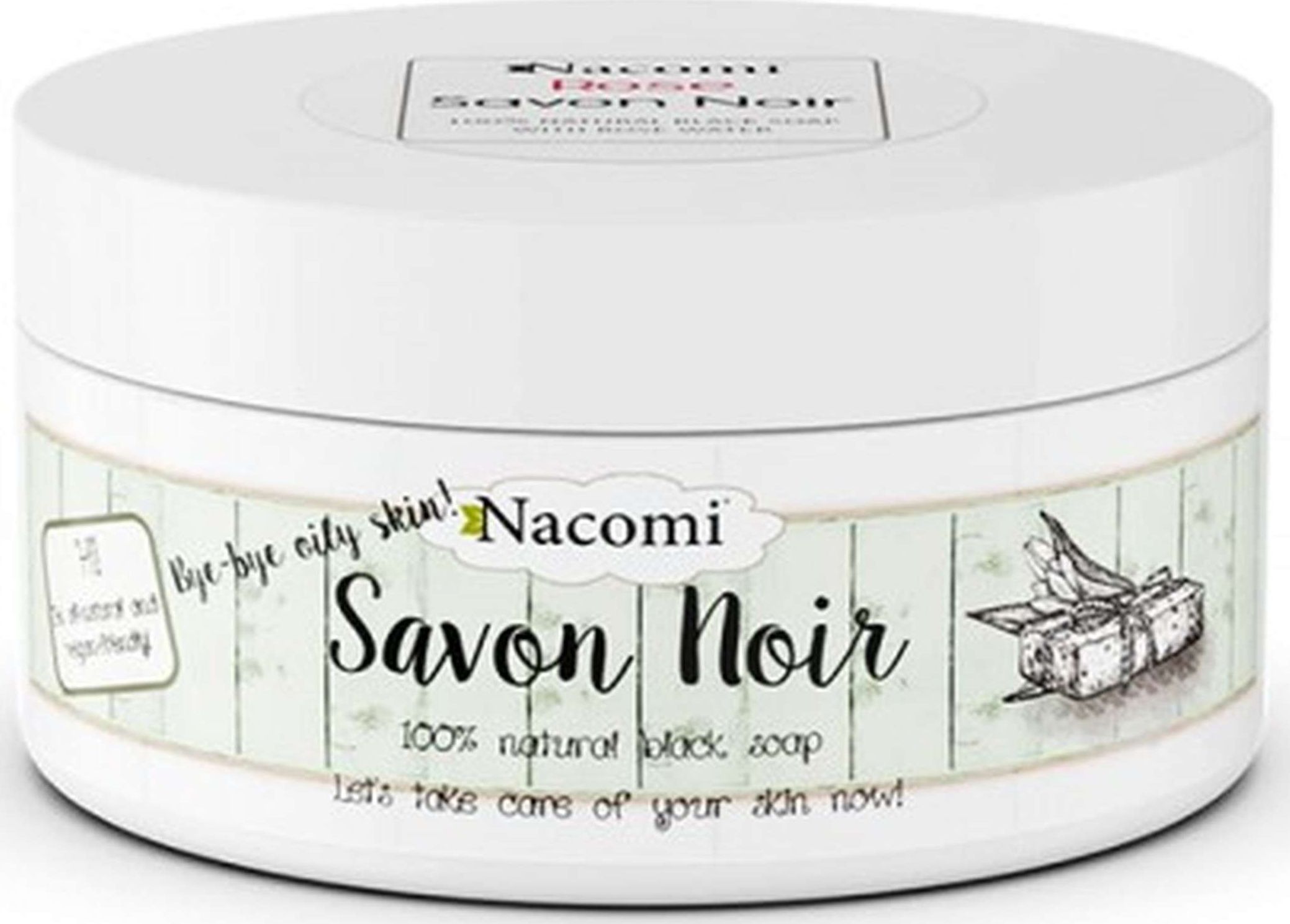 Nacomi Mydło czarne złote 125g