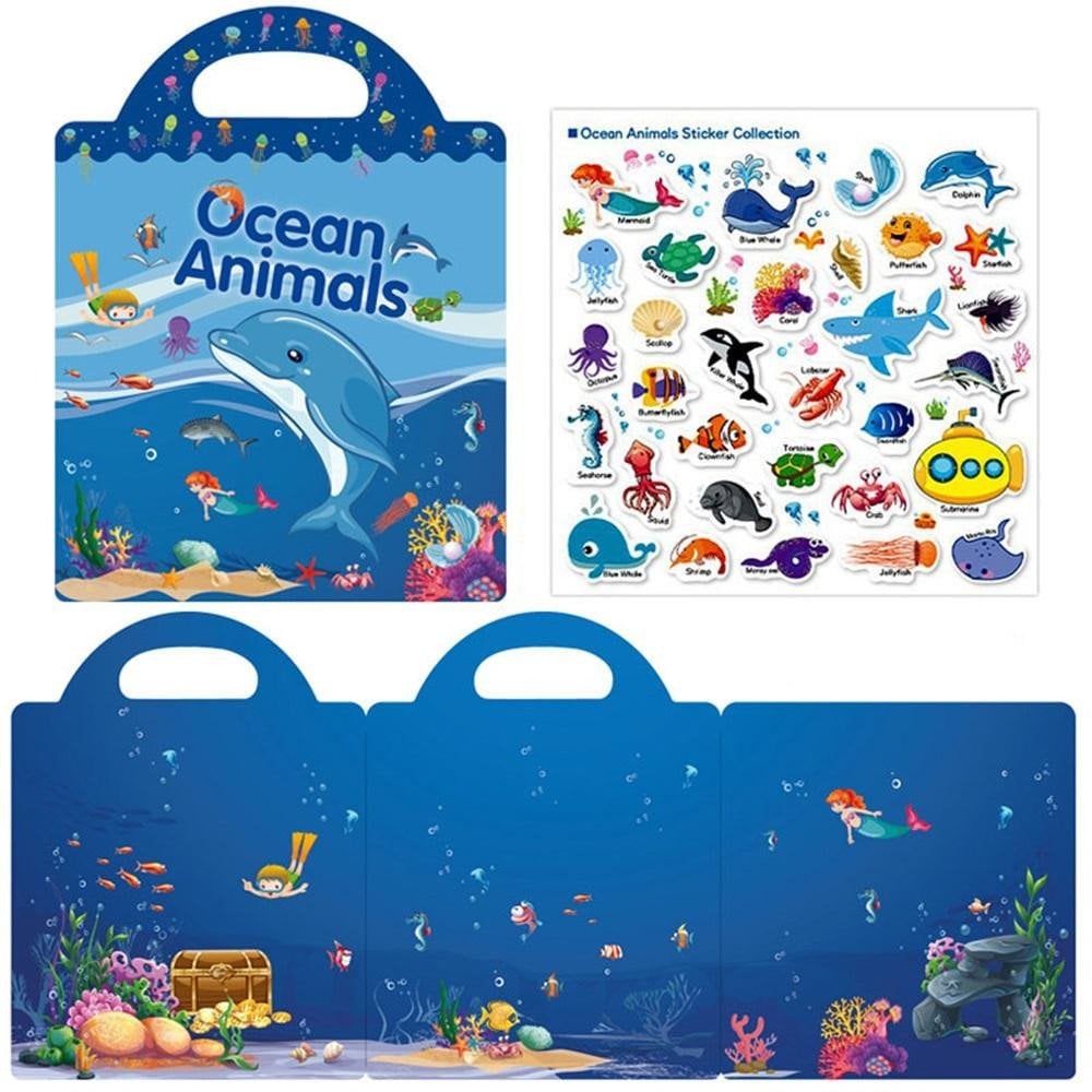 Książeczka z naklejkami Ocean 22663