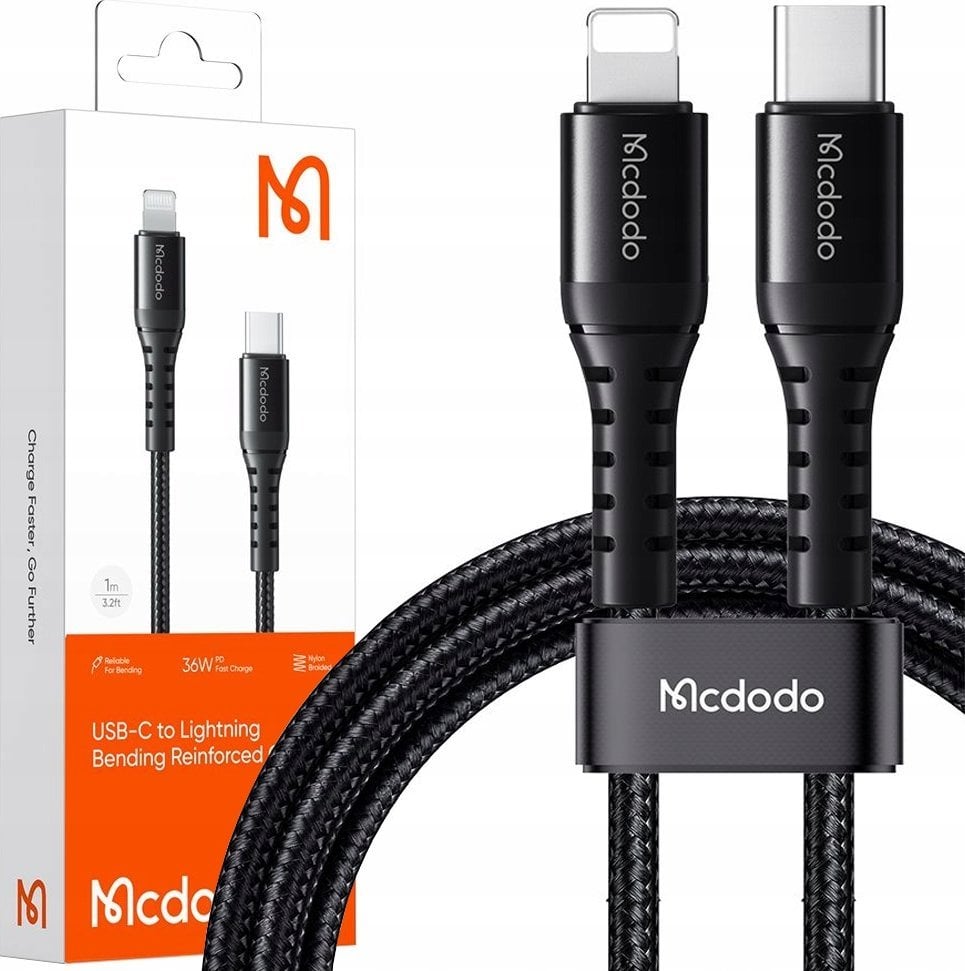 Kabel USB Mcdodo USB-C - Lightning 1 m Czarny (CA-5631)