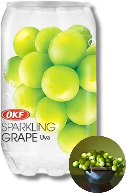 OKF Sparkling Grape koreański napój gazowany winogronowy 350ml