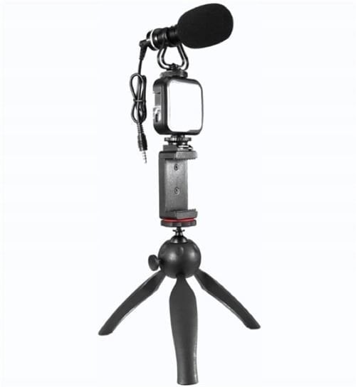 Selfie stick Xqisit XQISIT Social Media Recording Kit black