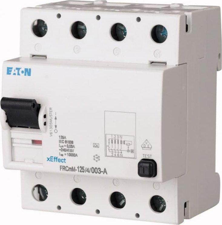 Eaton Wyłącznik różnicowoprądowy 4P 125A 0,3A typ AC FRCmM-125/4/03 187816