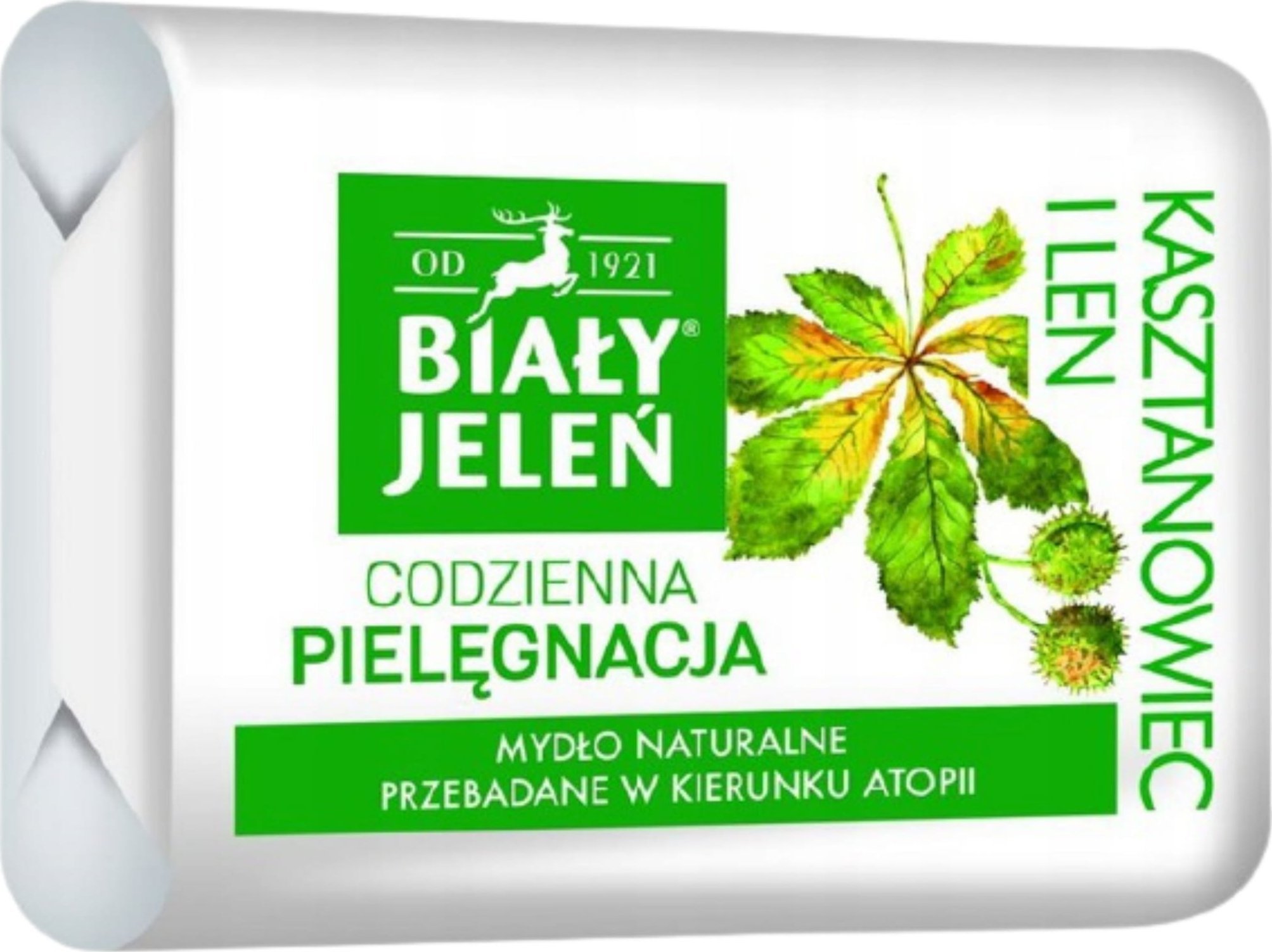 Biały Jeleń Mydło w kostce Premium z kasztanowcem 100g