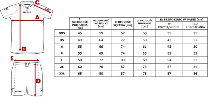 Givova Strój piłkarski Givova Campo żółto-granatowy 3XS