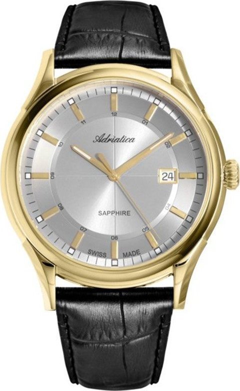Zegarek Adriatica Zegarek męski Adriatica A2804.1217Q czarny