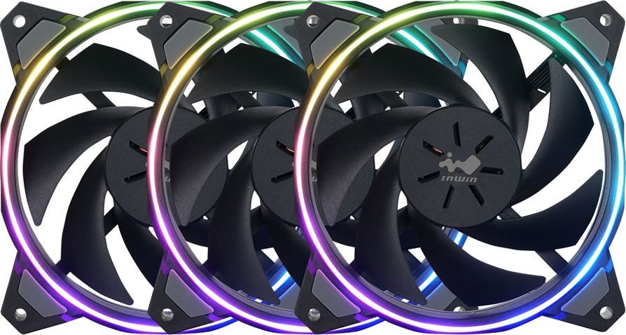 Wentylator In Win Sirius Loop ASL120 3-pack + Kontroler (ASL120FAN-3PK)