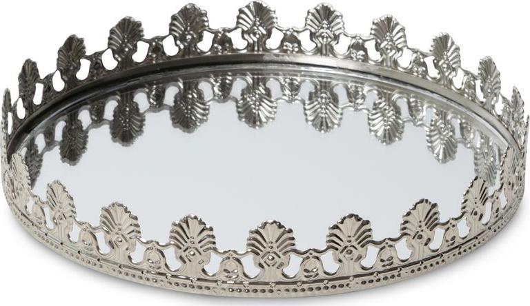 Eurofirany PATERA DEKORACYJNA AMELI (02) (FI) 22X5 CM SREBRNY