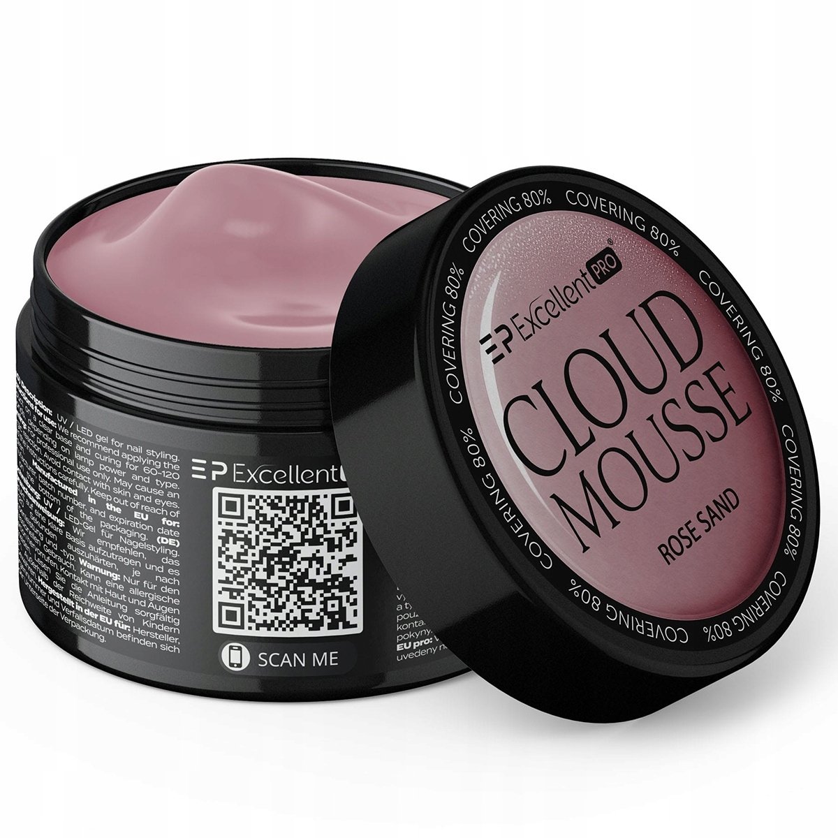 Cosmetics Zone EXCELLENT PRO_Cloud Mousse budujący żel Rose Sand 50g