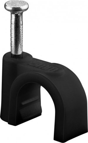 Organizer Goobay Obejma kablowa TechdatGeneralDiameterMET] mm, czarny - średnica 8 mm