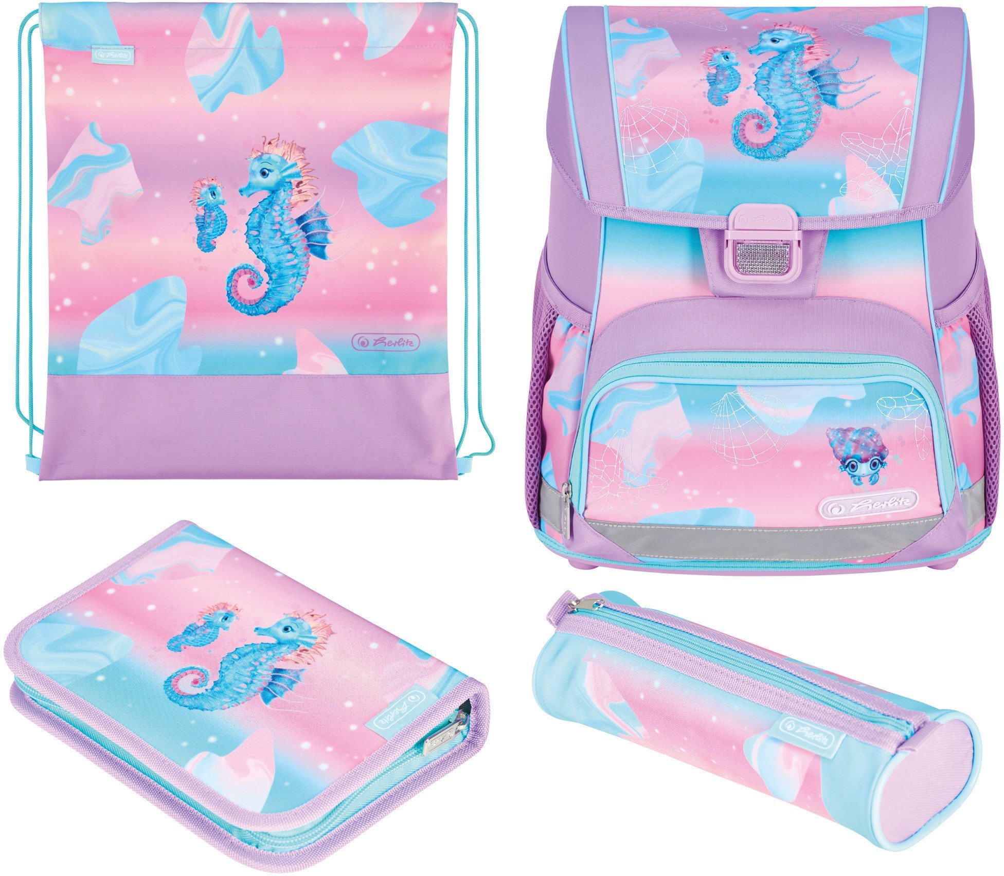 Herlitz Schulranzen Loop Plus Ocean Lights