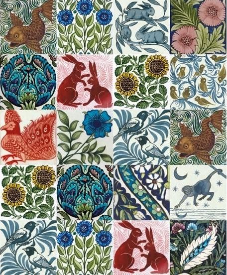 Museums & Galleries Karnet 17x14 Arts and Crafts tile designs