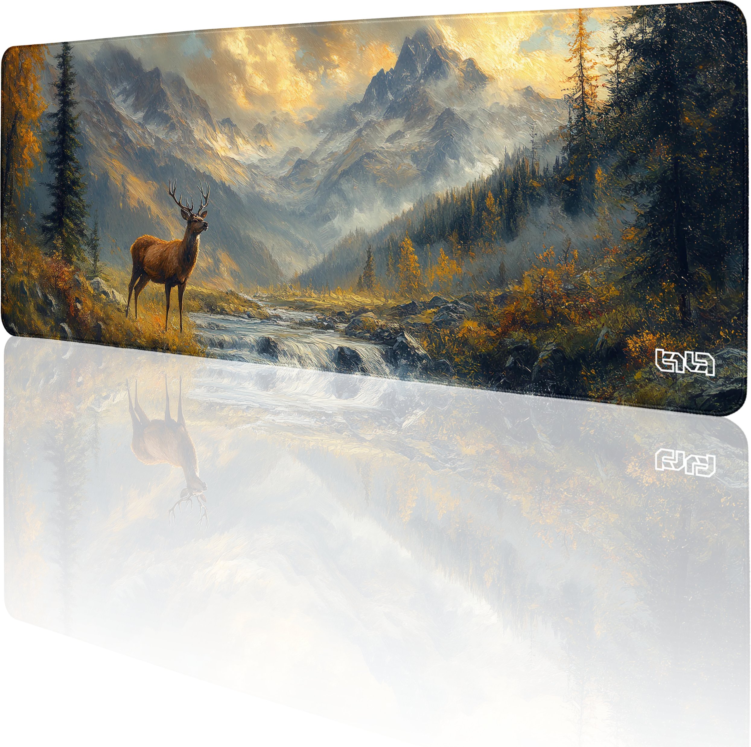 PODKŁADKA POD KLAWIATURĘ Krajobraz Montany 80x30 TILT Na biurko Gamingowa