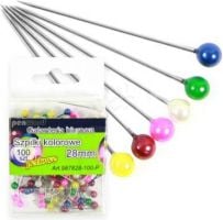 Penword Szpilki 28 mm kolorowe perĹ‚owe