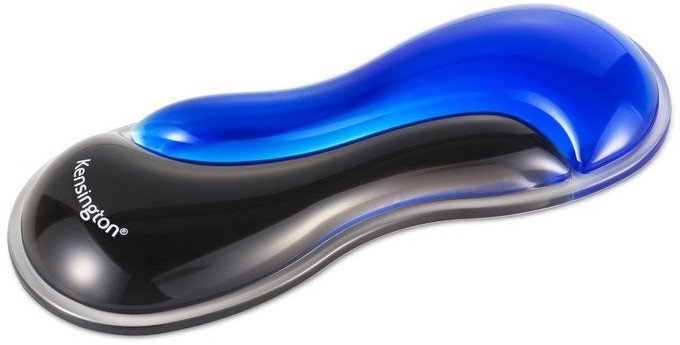 Kensington Slim Duo Gel podkładka pod nadgarstek Żelowy, Termoplastyczne elastomery poliuretanowe (TPU) Niebieski, Szary
