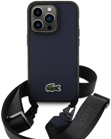 Lacoste LCHCP14LSPVCV iPhone 14 Pro 6.1" granatowy/navy hardcase Iconic Petit Pique Crossbody