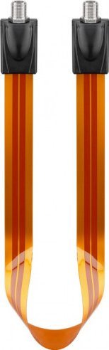 Kabel Goobay Przepust okienny do instalacji satelitarnych, bardzo płaski (0,3 mm) - Długość kabla 0.5 m