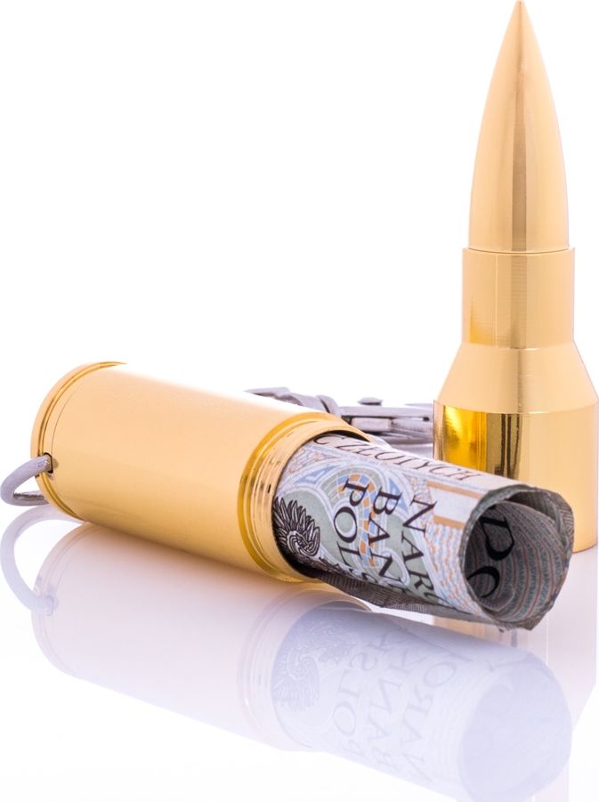 Breloczek Handlosfera Awaryjny Brelok POCISK breloczek nabój militaria