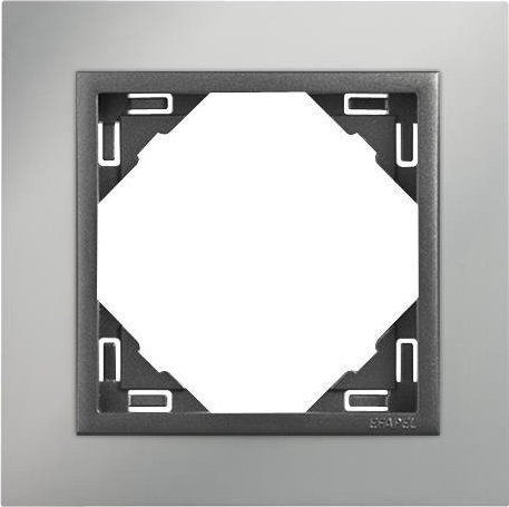 Efapel Efapel metallo ramka 1-krotna chrom grafit 90910 krs