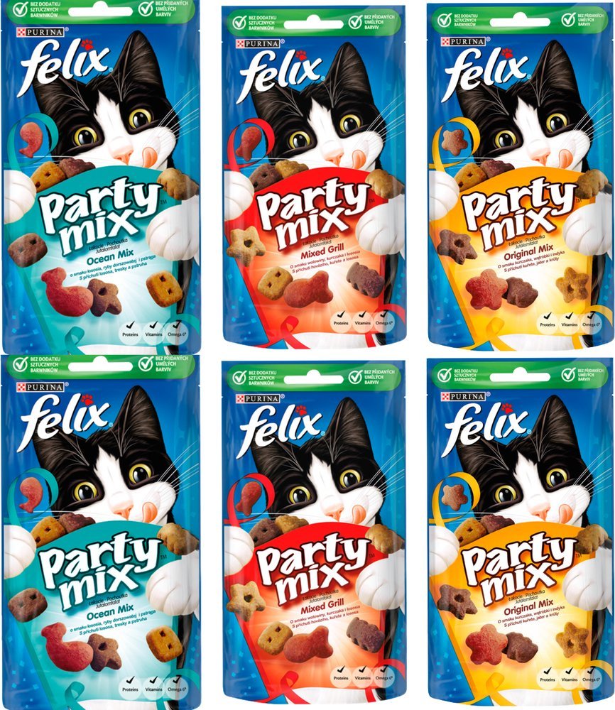 Felix Felix Party MIX SMAKÓW 8x60g