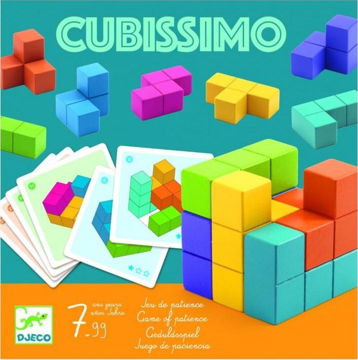 Djeco Djeco Gra logiczna rozwija wyobraźnie przestrzenną Cubissimo