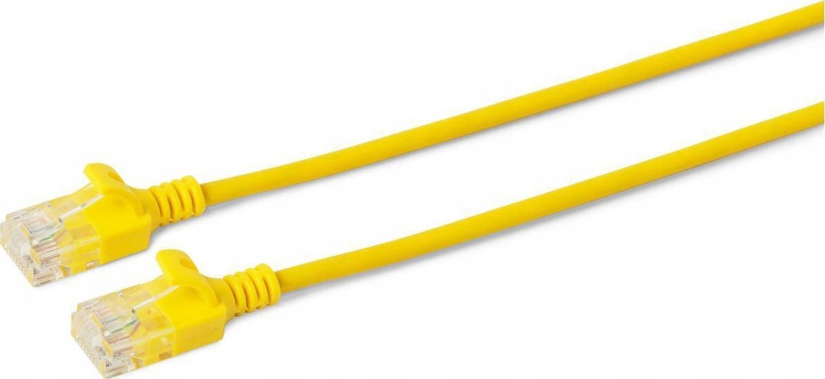 MicroConnect U/UTP CAT6A Slim 10M Yellow