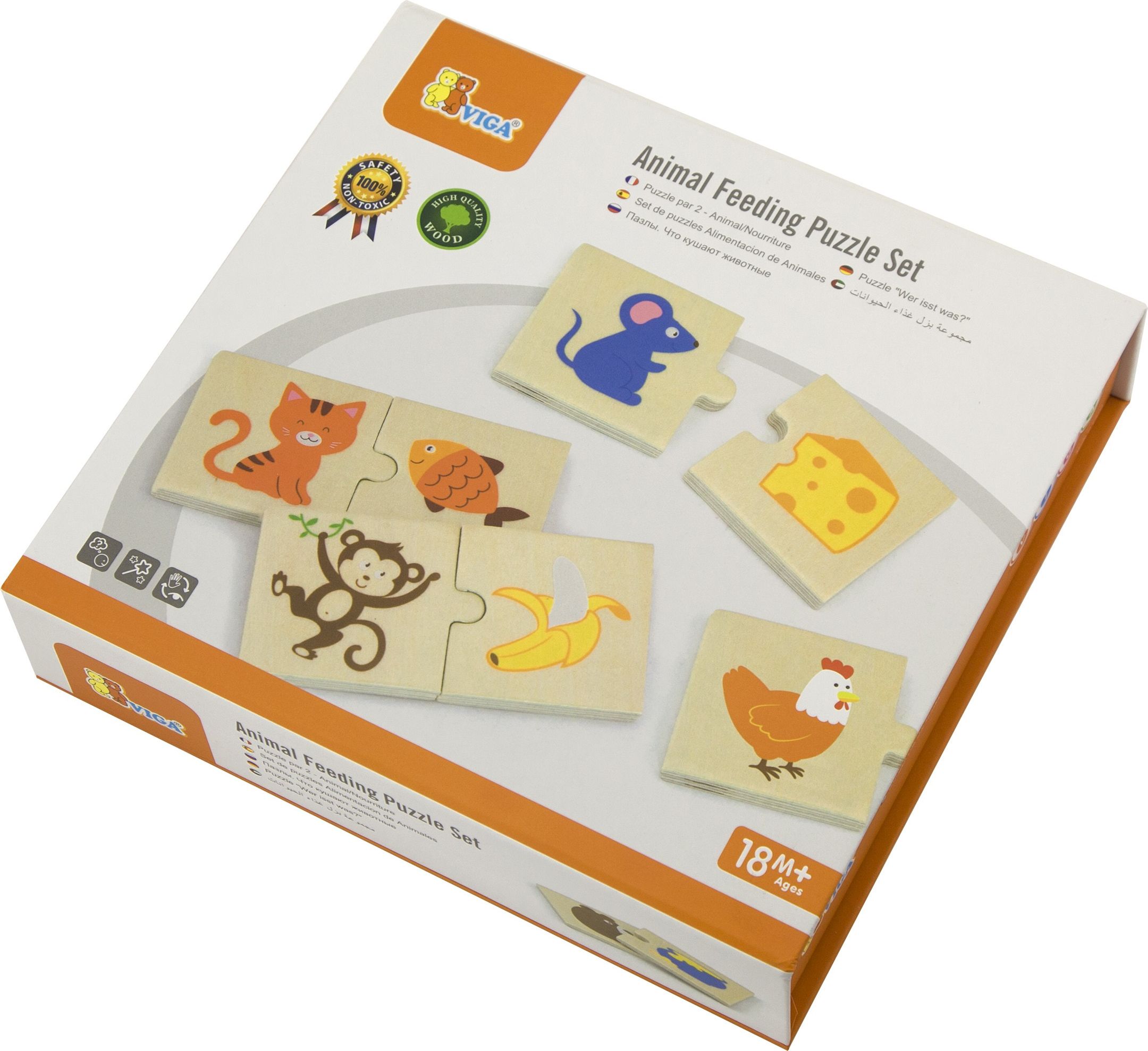 Viga Viga 51607 Puzzle nakarm zwierzątko