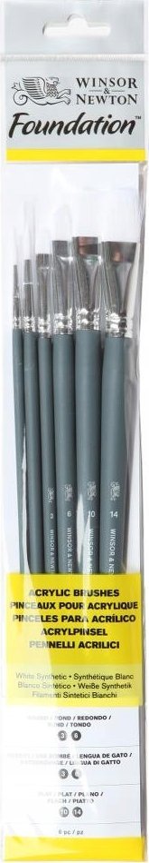 Winsor & Newton Winsor & Newton 5295008, Brush set, Assorted, Synthetic, 6 pc(s)