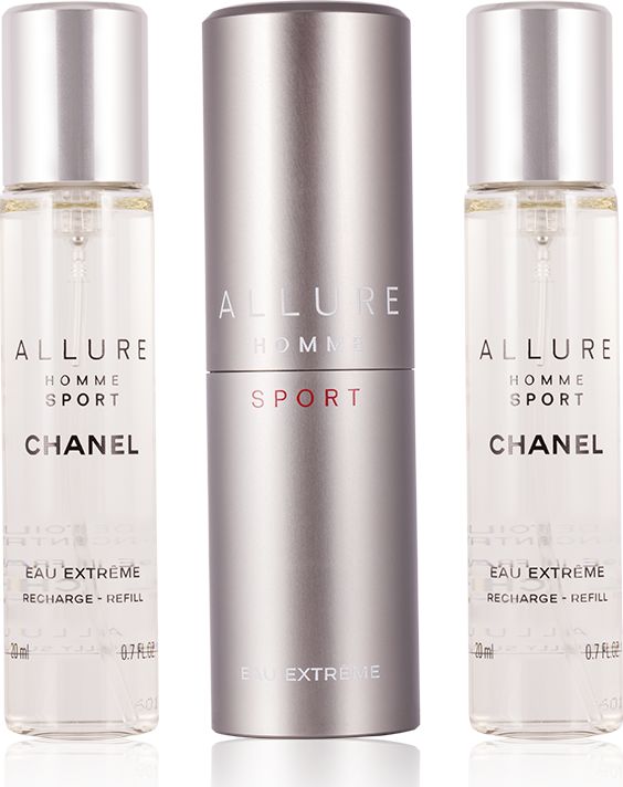 Chanel Allure Homme Sport Eau Extreme EDT 60 ml (podróżny atomizer + wkłady)