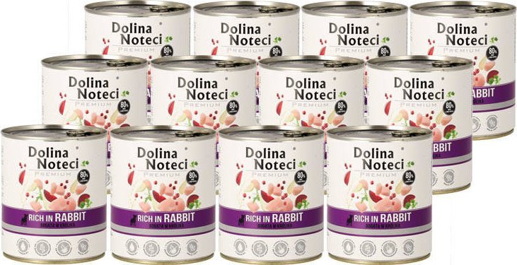 Dolina Noteci Premium z królikiem 12x800g