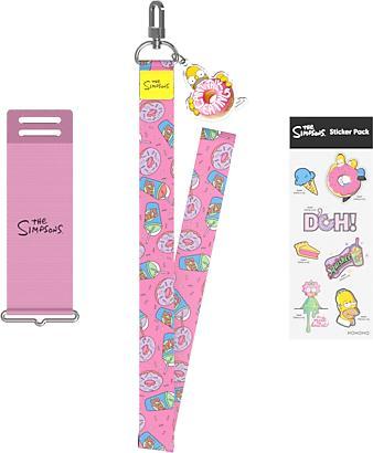 Samsung Pasek (długi) Samsung w kolorze Pink do etui Galaxy Z Flip3 z motywem Simpsons