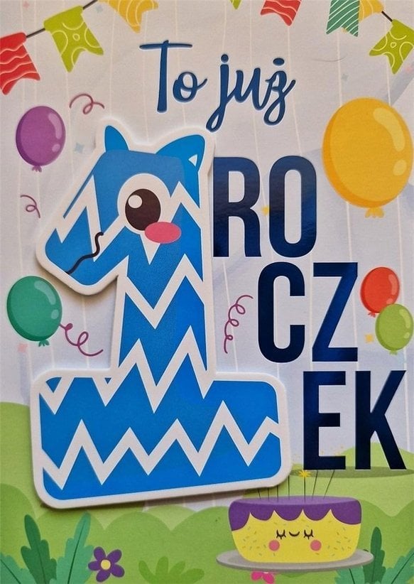 Teka Karnet Roczek chłopiec
