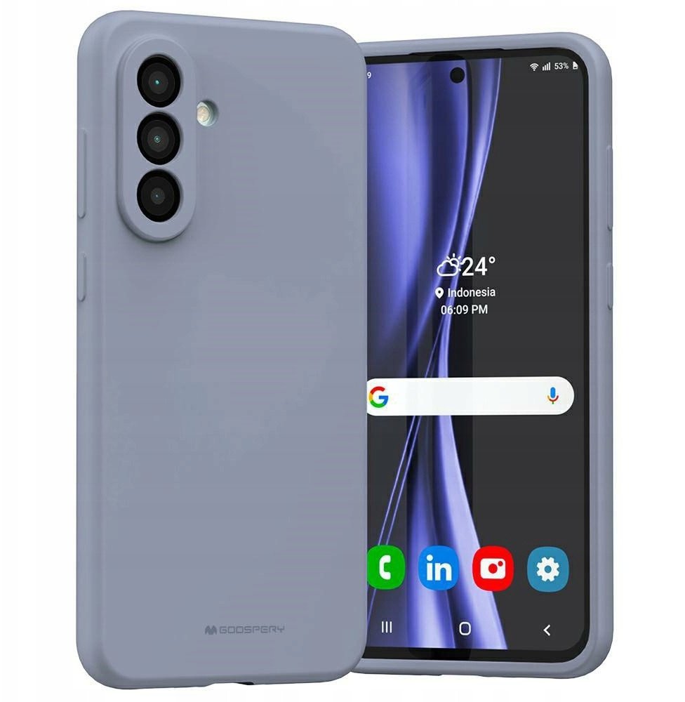 Etui Mercury Silicone do Samsung Galaxy A36 lawendowy