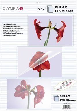 Olympia Folia do laminacji A2/175mikronów/25 sztuk (9184)