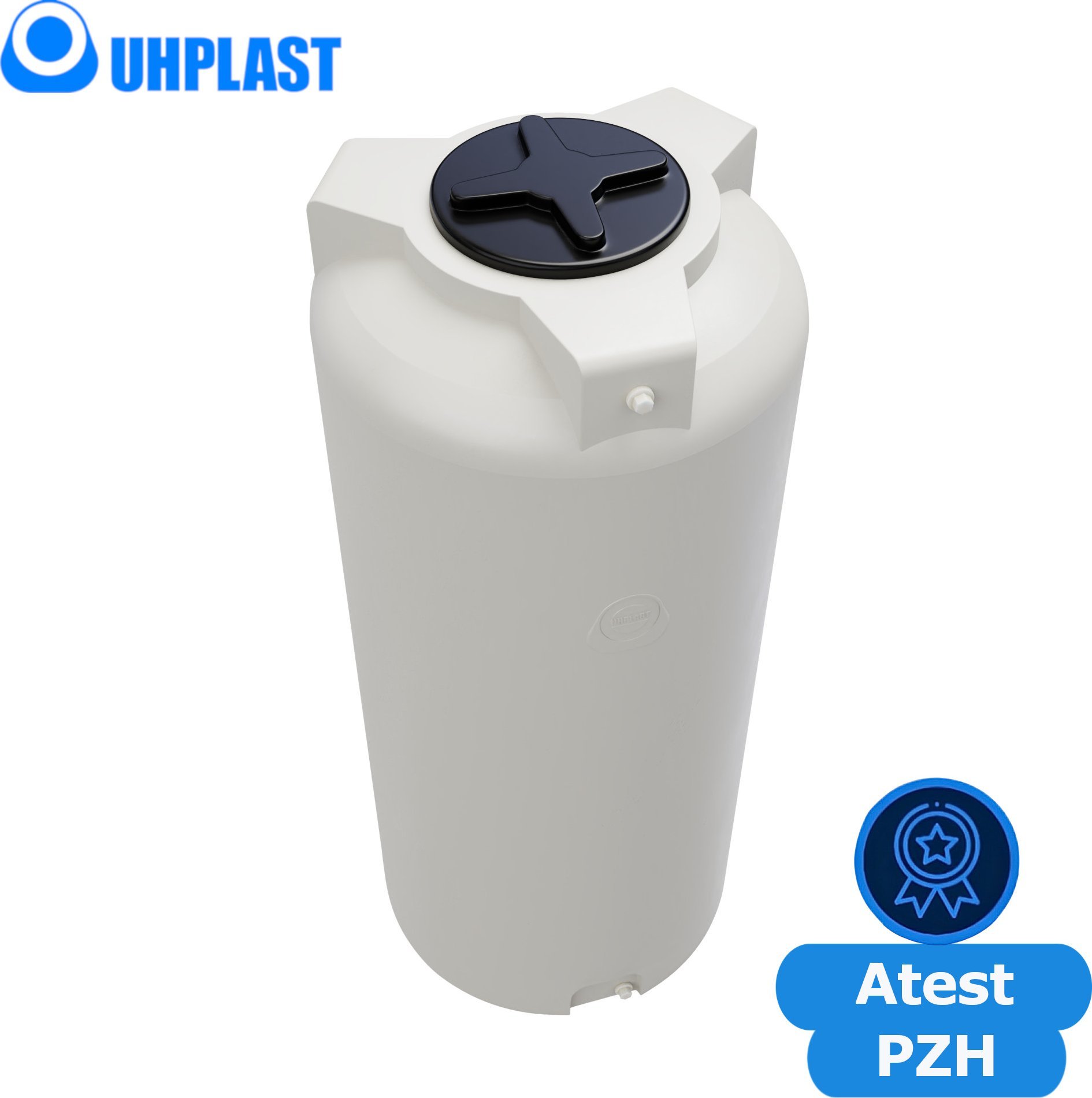 UHP Zbiornik na wodę 1000l UHP VERTICON HIGH V-1003 Biały