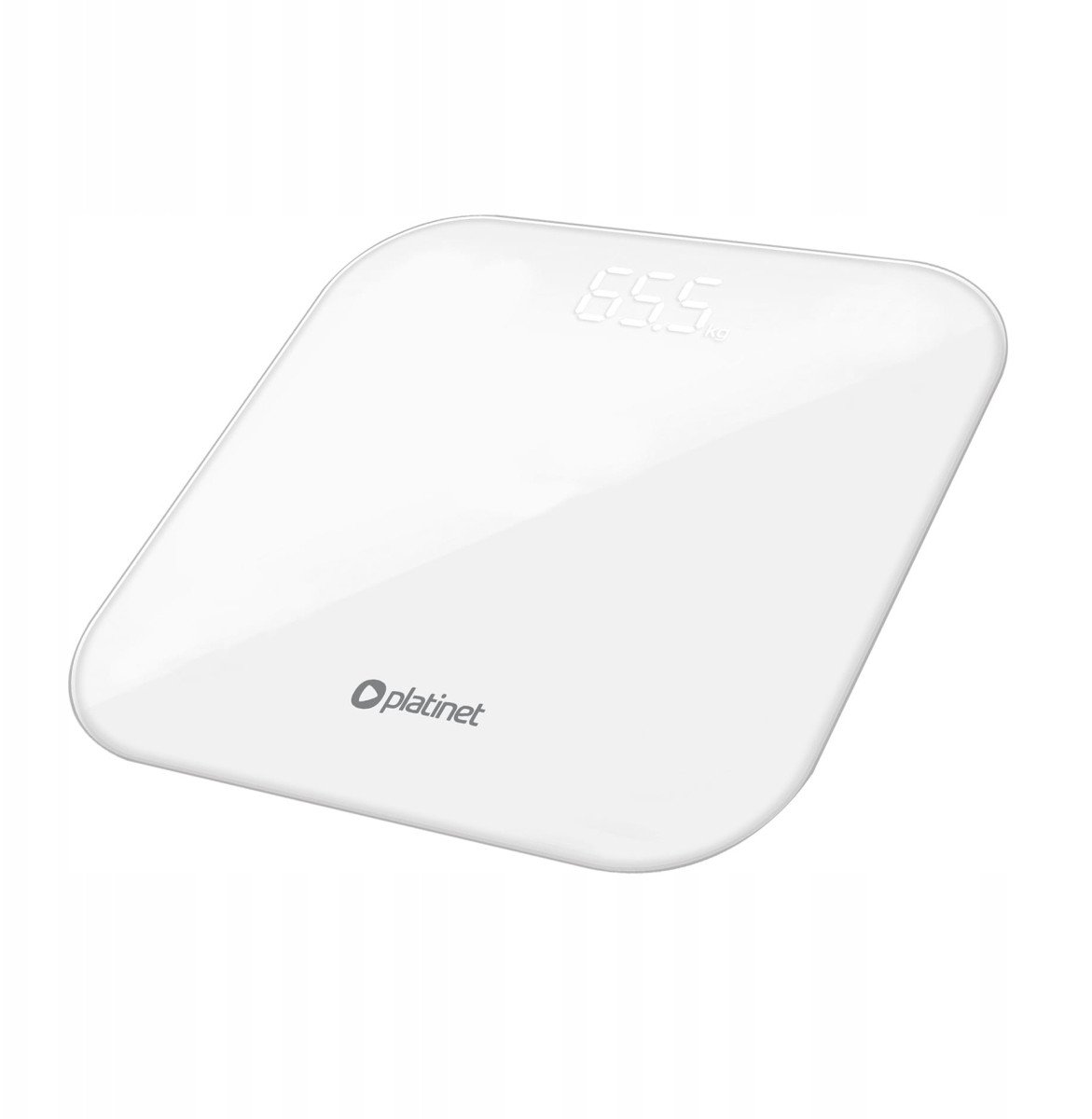 PLATINET WAGA BATHROOM BODY SCALE 180KG 28X28CM WHITE 46022