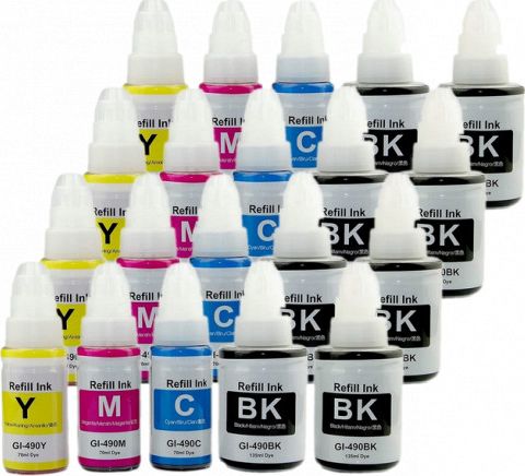 Tusz Canon 20x Tusz Do Canon GI-490 135/70ml CMYK