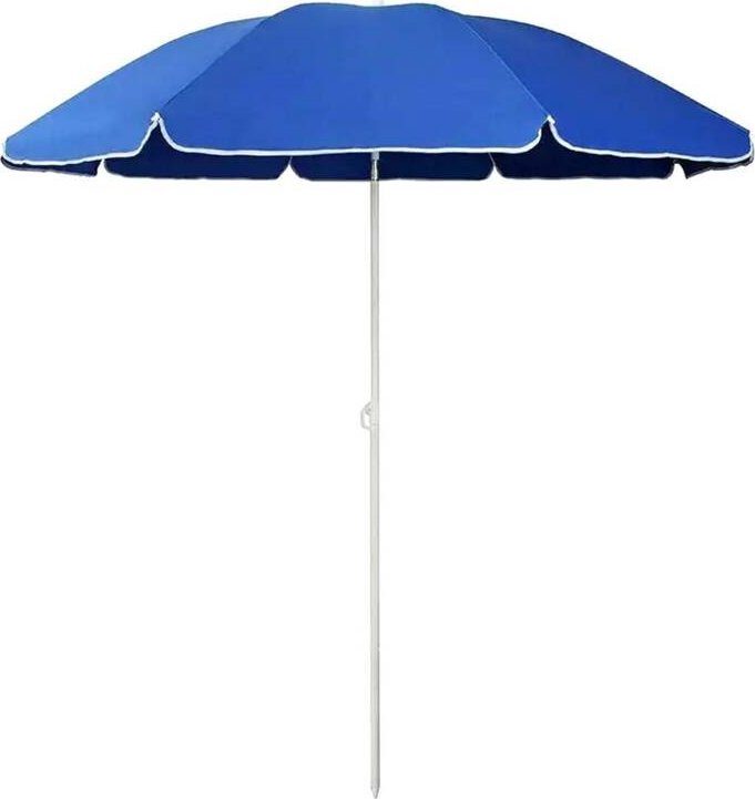 Aptel Rozkładany PARASOL ogrodowy plażowy łamany przeciwsłoneczny 170cm niebieski AG228B