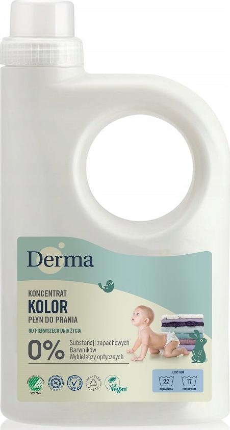 Derma DERMA_Skoncentrowany płyn do prania kolorowych ubrań od pierwszego dnia życia 945ml