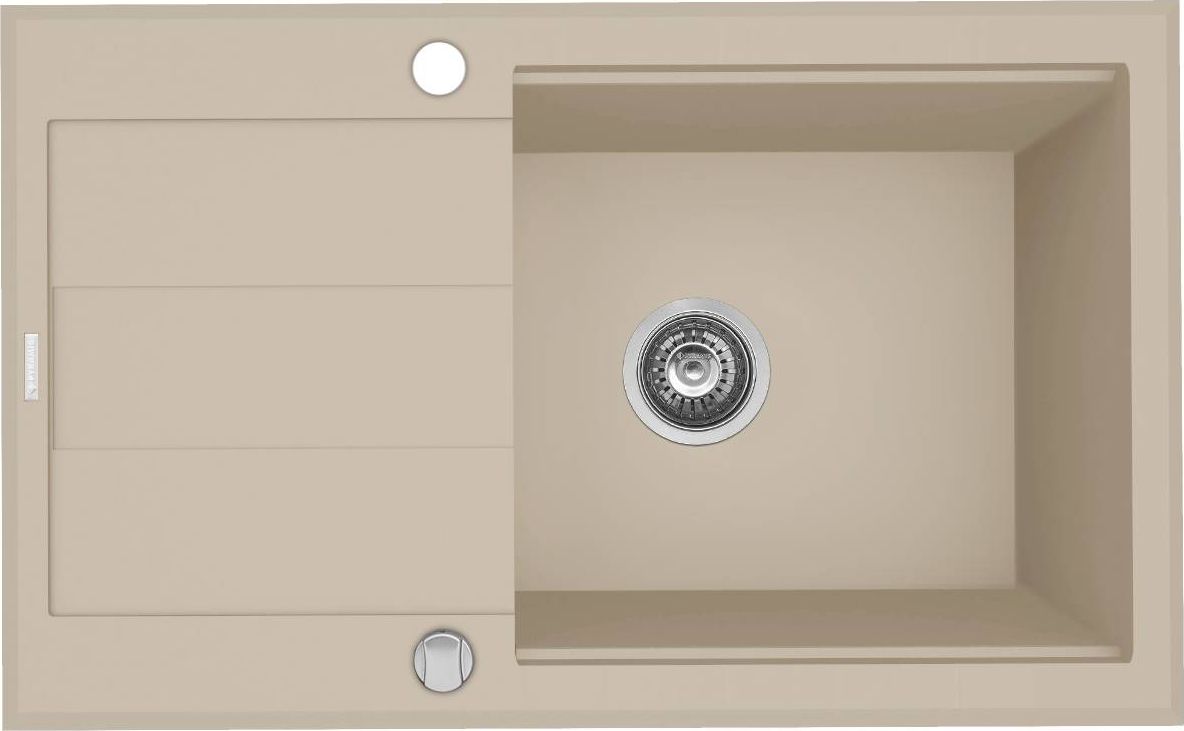 Zlewozmywak Pyramis Pyramis Sparta PLUS LUX 78x48 1b1d beż piaskowy