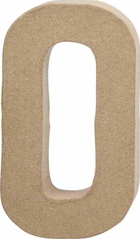 Creativ Company Litera O z papier-mache H: 20,5 cm