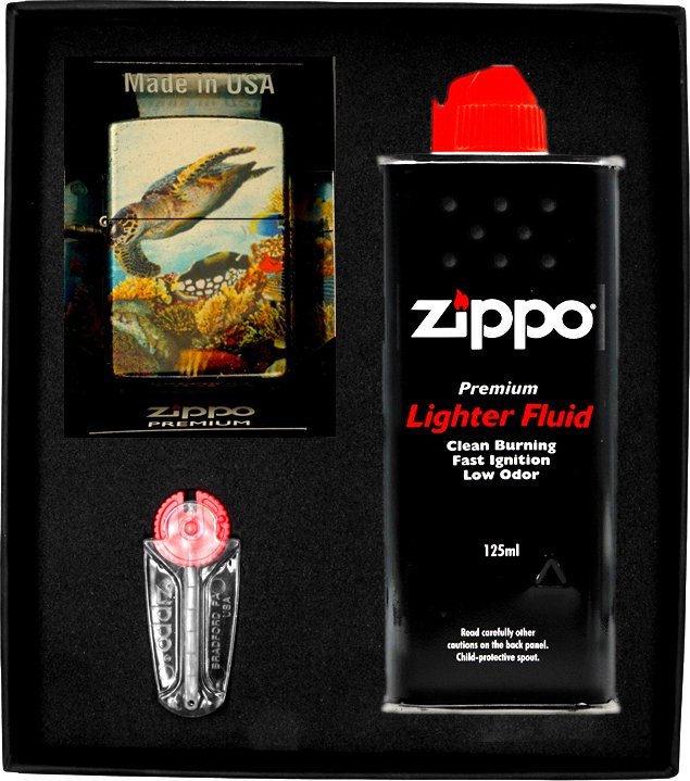 Zestaw ZIPPO Zapalniczka DEEP SEA DESIGN Prezentowy No1