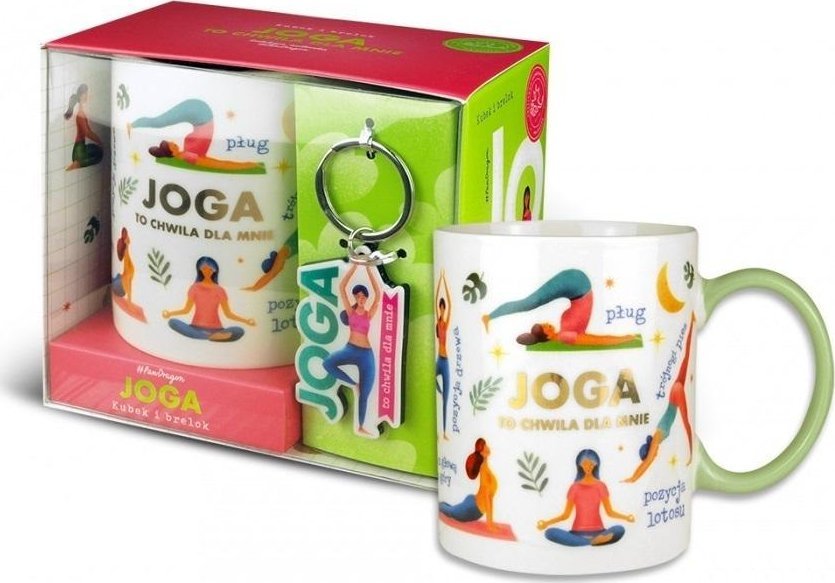 Pan Dragon Zestaw kubek + brelok Joga